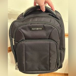 Samsonite black backpack with laptop pocket. NWOT